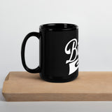 BTC Black Glossy Mug