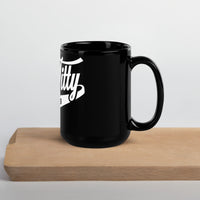 BTC Black Glossy Mug